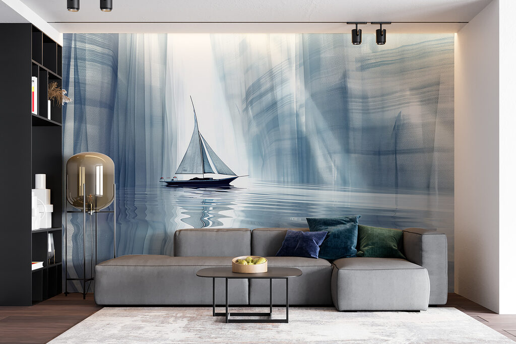 Barca a vela azzurra — ambiente 4