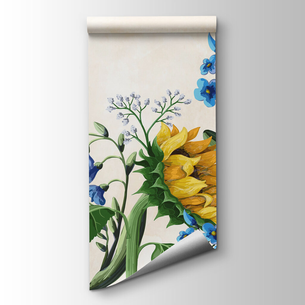 Girasoli ad acquerello — vista del prodotto