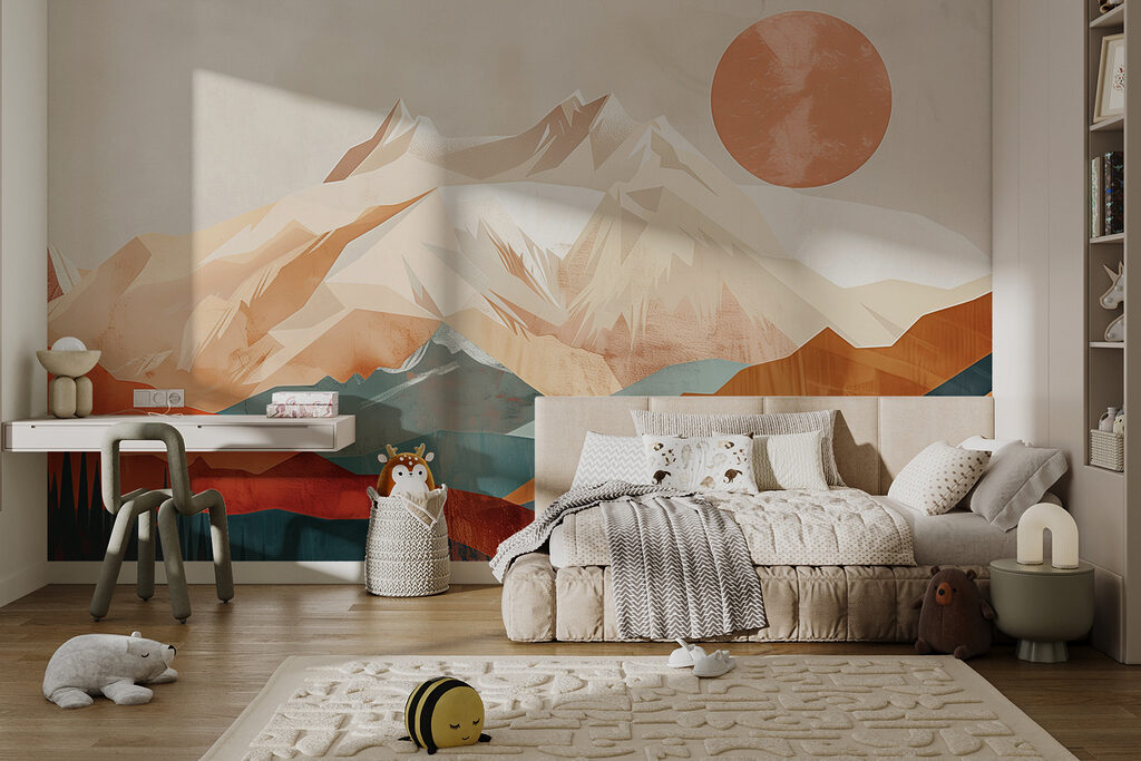 Sole ramato sulle montagne — ambiente 5