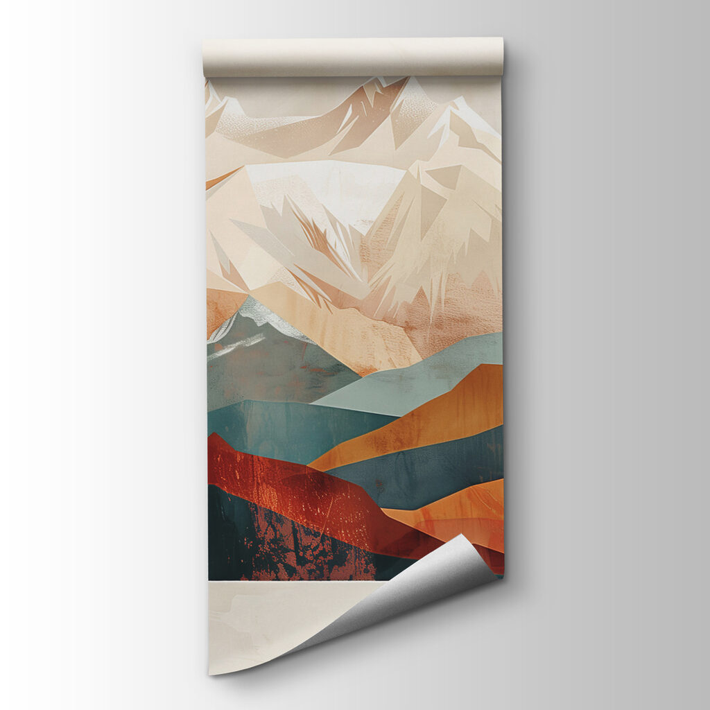 Sole ramato sulle montagne — vista del prodotto