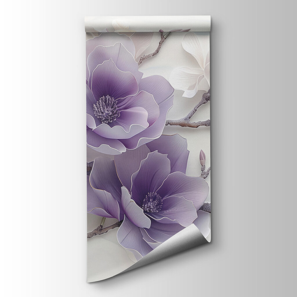 Fiori lilla sinuosi — vista del prodotto