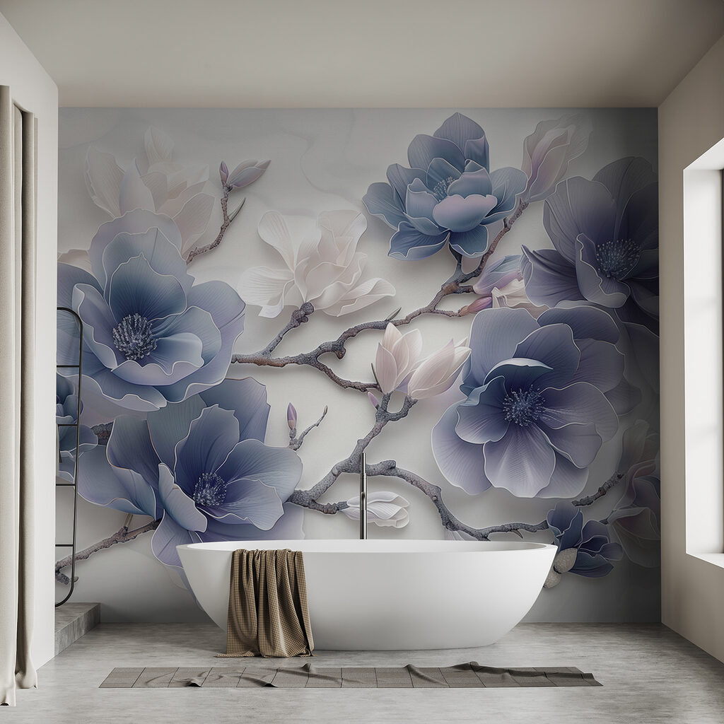Fiori lilla sinuosi — ambiente 5
