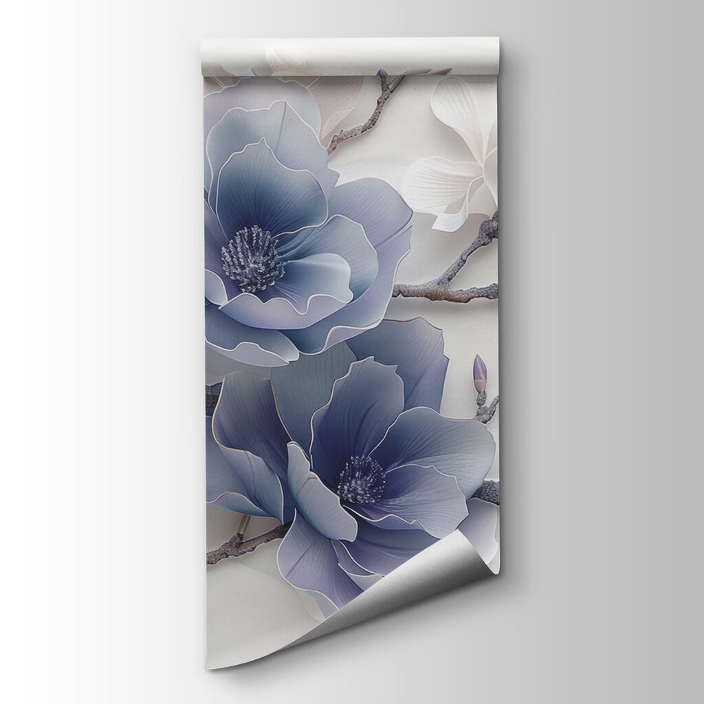 Fiori lilla sinuosi — vista del prodotto