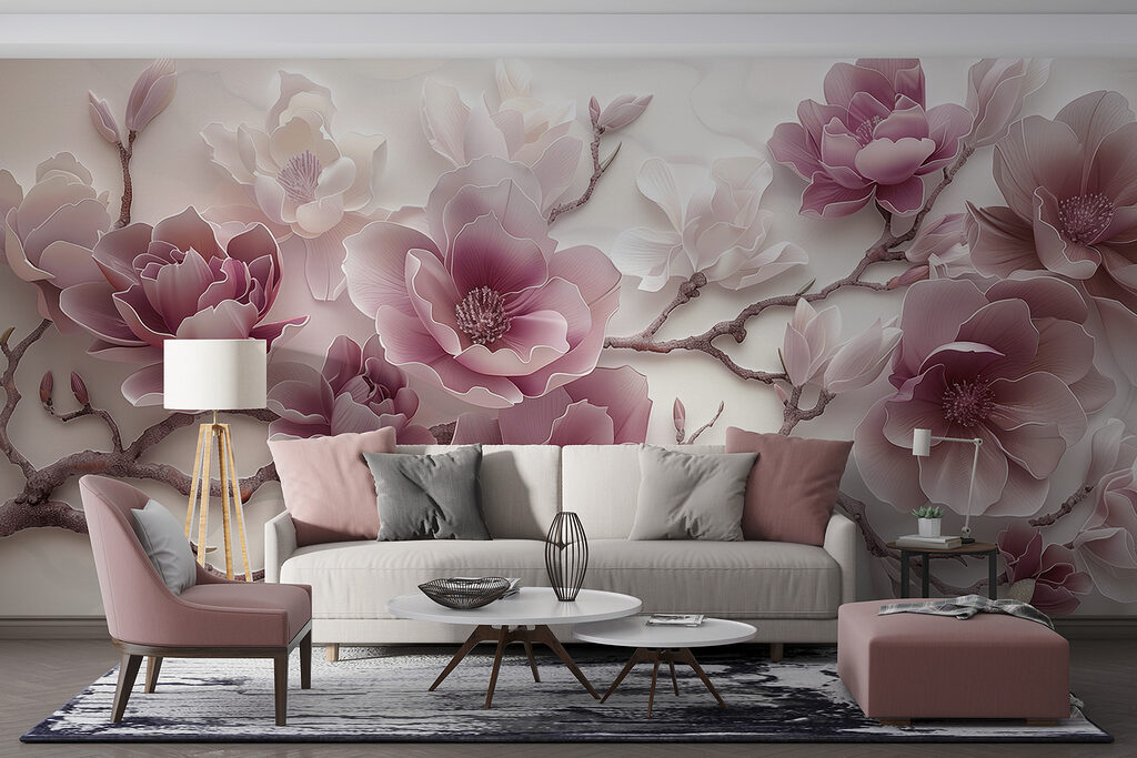 Fiori lilla sinuosi — ambiente 2