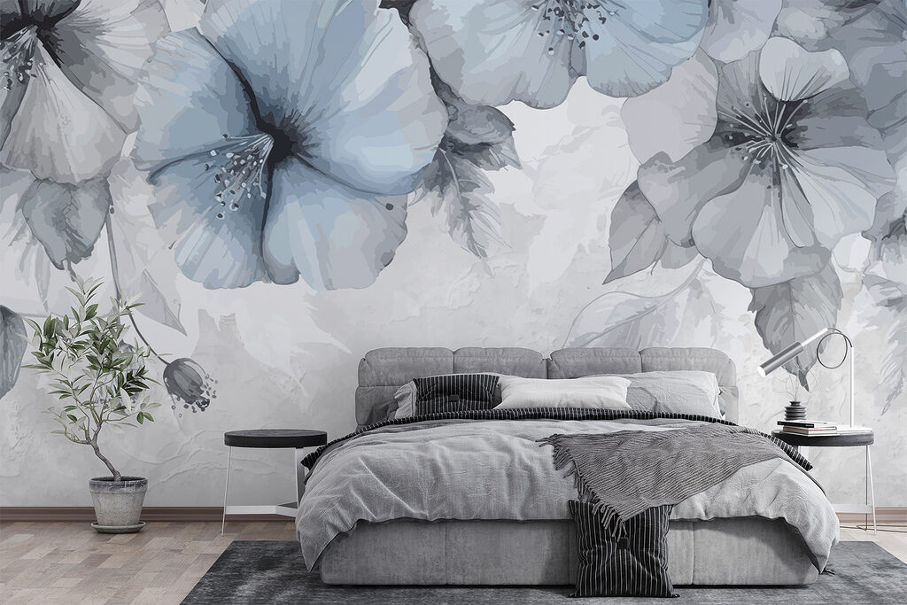 Fiori blu dall’alto — ambiente 2