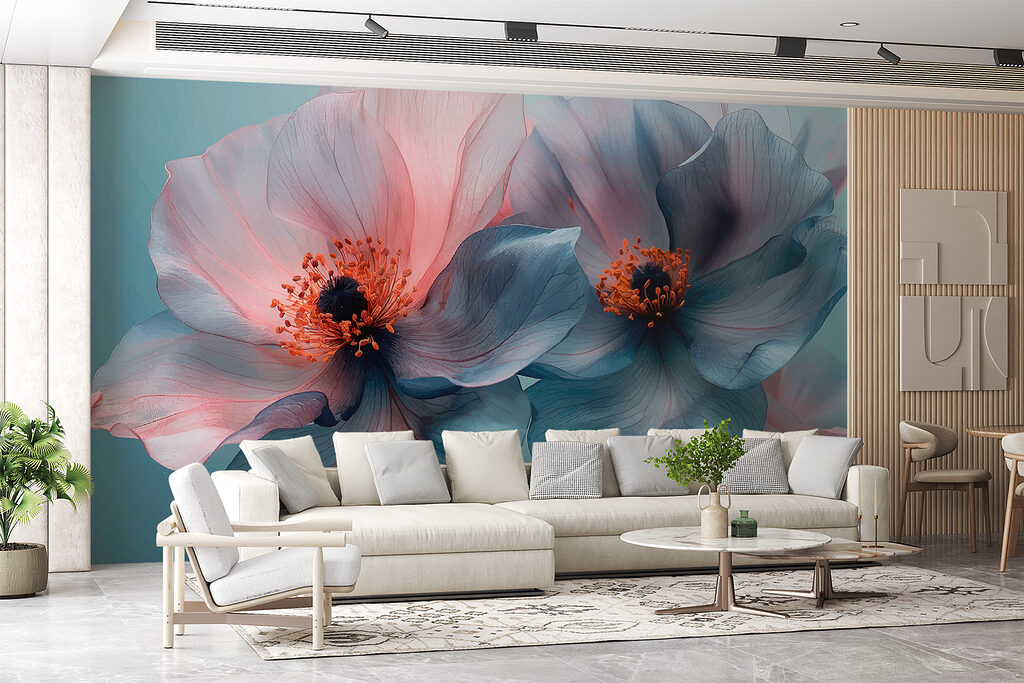 Calici rosa e azzurri — ambiente 2