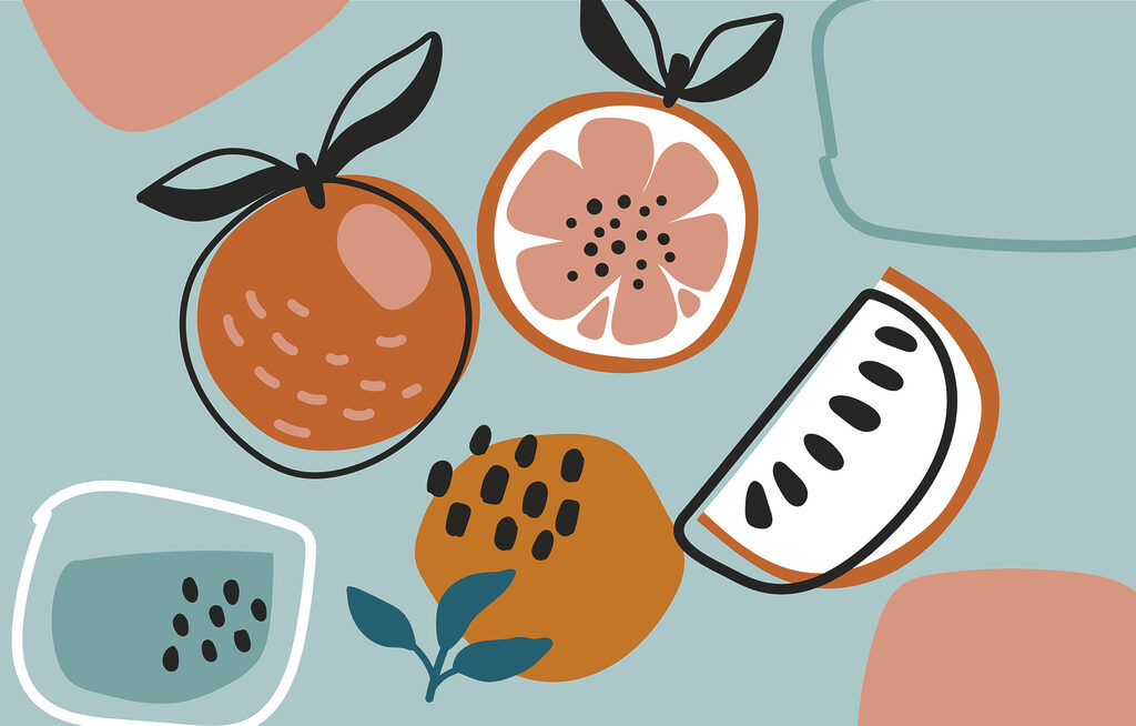 Frutta a campiture — design completo