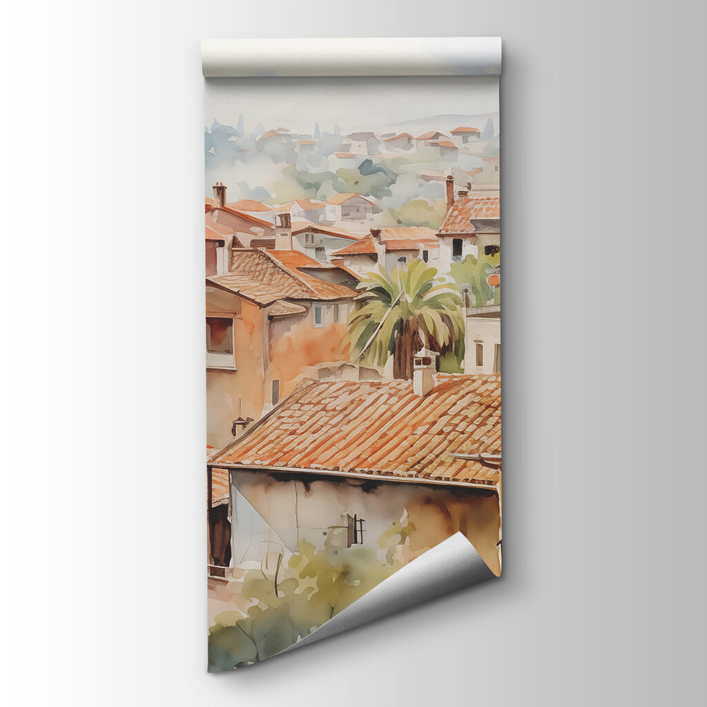 Tetti caldi ad acquerello — vista del prodotto