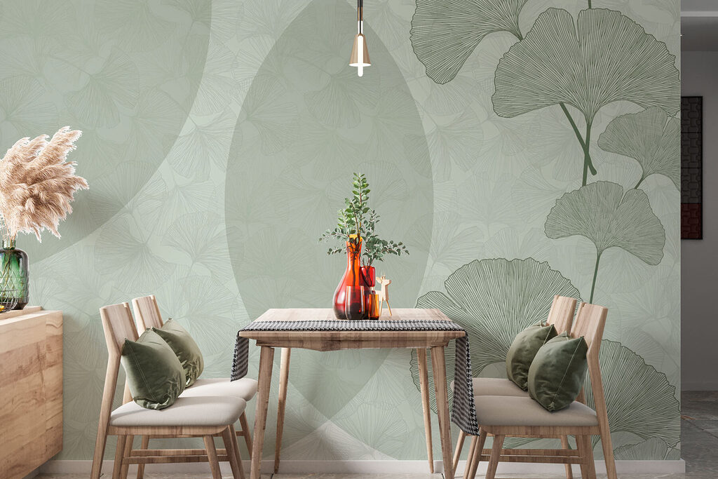 Ginkgo e ovali trasparenti — ambiente 1