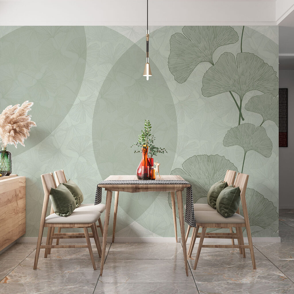 Ginkgo e ovali trasparenti — ambiente 2