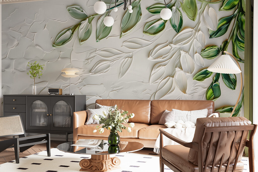 Foglioline in rilievo — ambiente 3