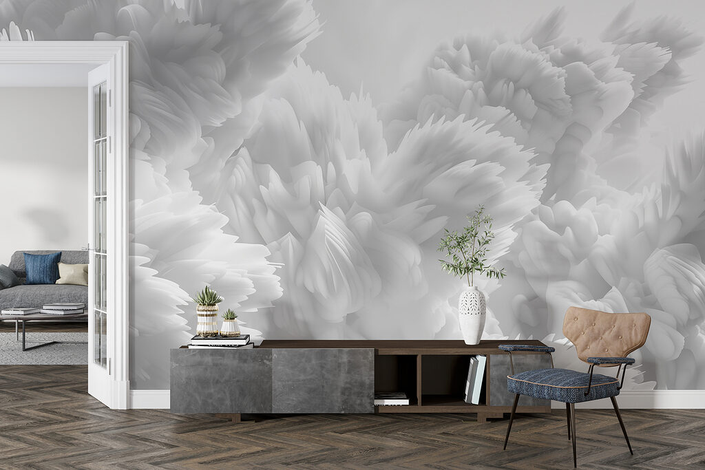 Fiori bianchi a punte — ambiente 5