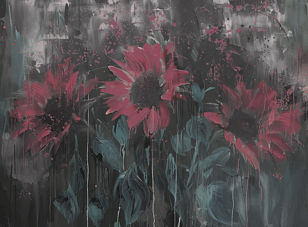 Girasoli dipinti — design completo