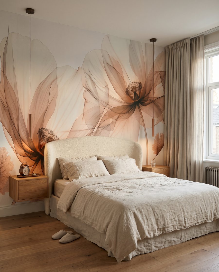Fiori trasparenti alla luce — ambiente 2