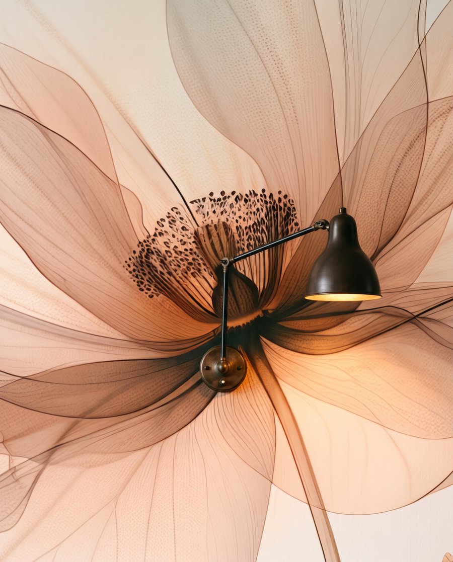 Fiori trasparenti alla luce — dettaglio