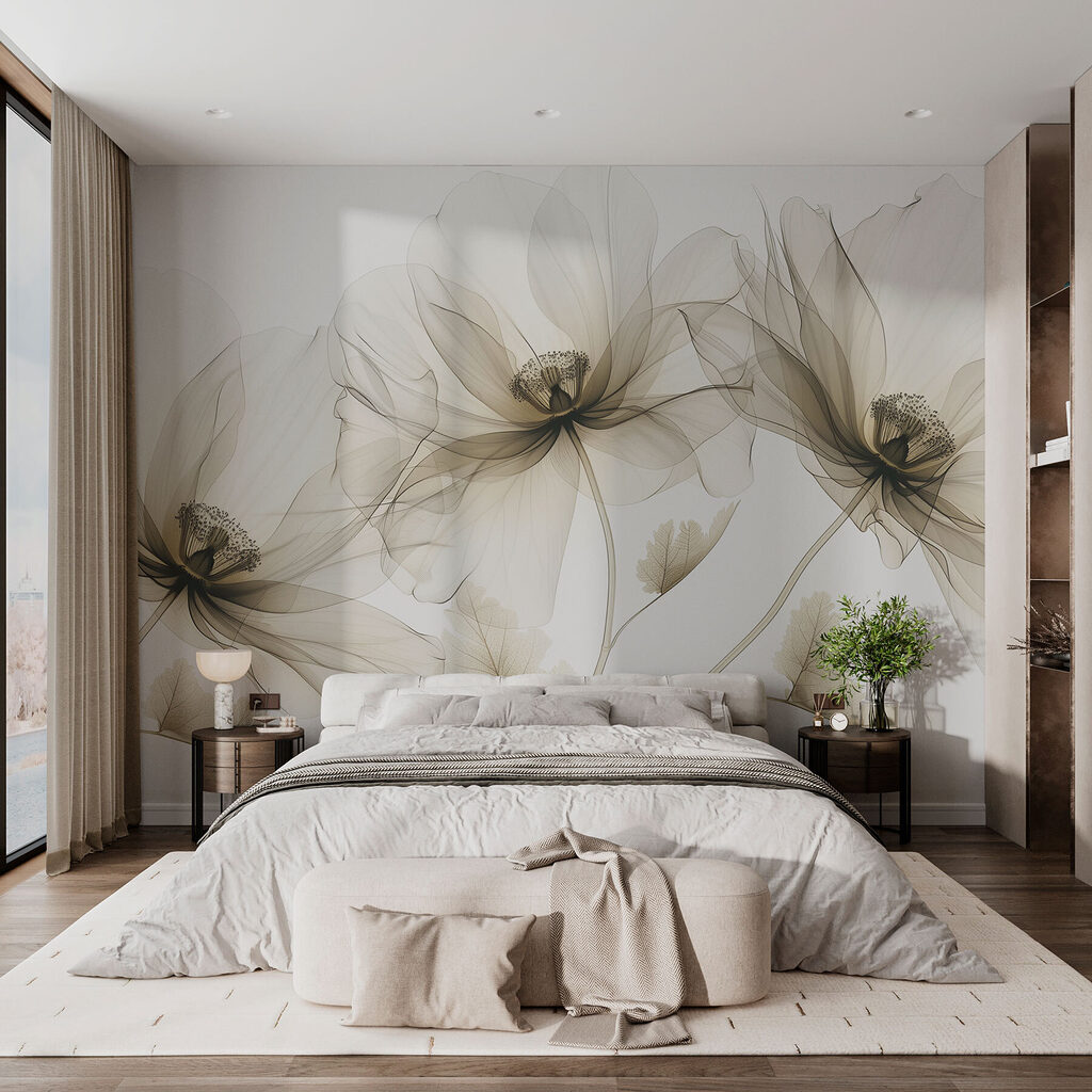 Fiori trasparenti alla luce — ambiente 1
