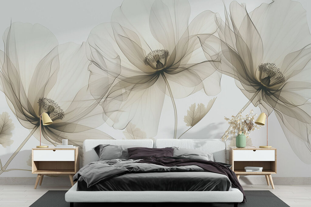 Fiori trasparenti alla luce — ambiente 2