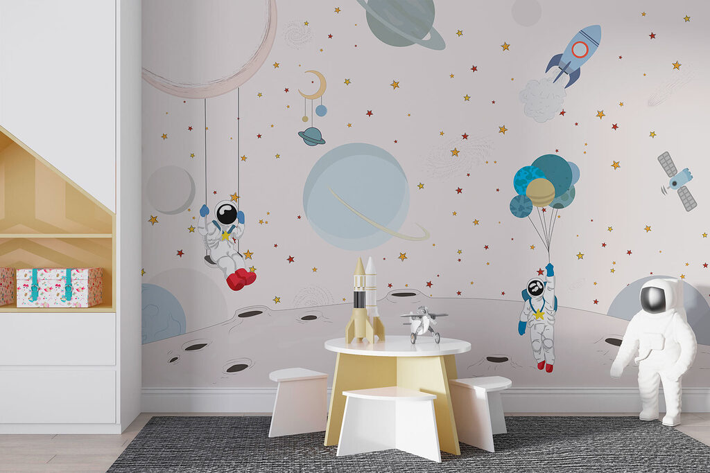 Astronauti tra i palloncini — ambiente 2