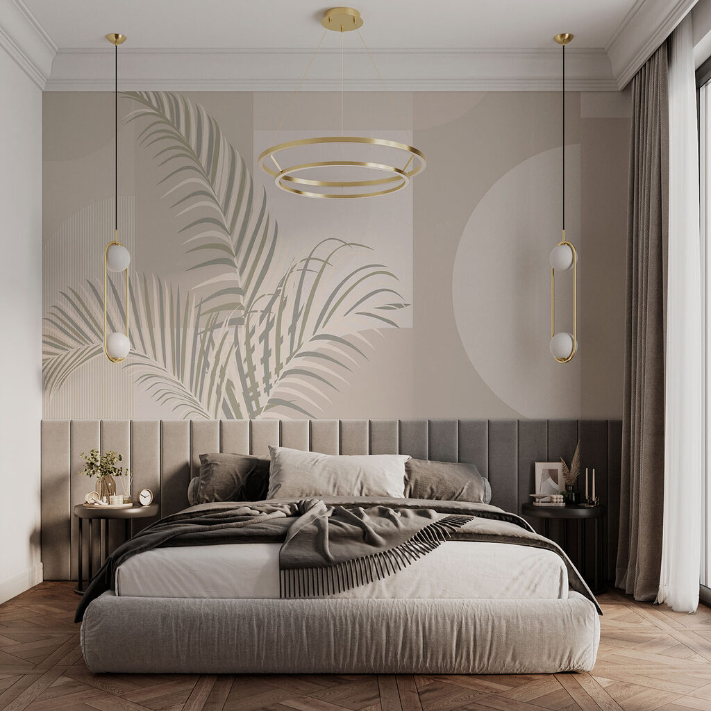 Foglia di palma geometrica — ambiente 1