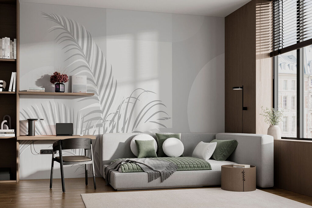 Foglia di palma geometrica — ambiente 2