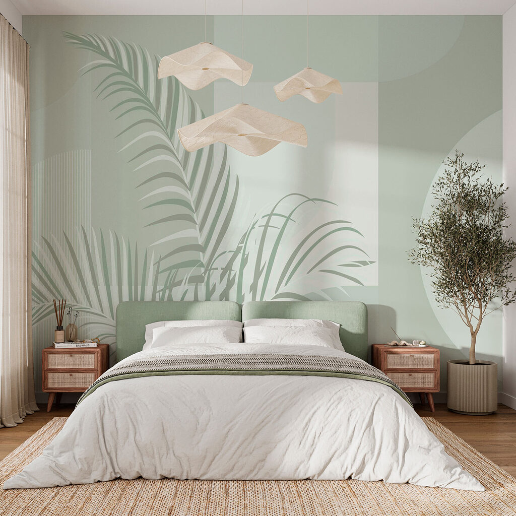Foglia di palma geometrica — ambiente 1