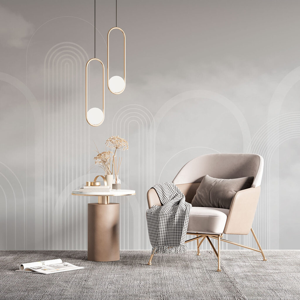 Linee bianche e nuvole — ambiente 1