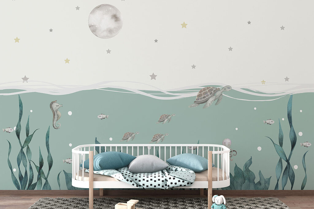 Creature marine e luna — ambiente 3