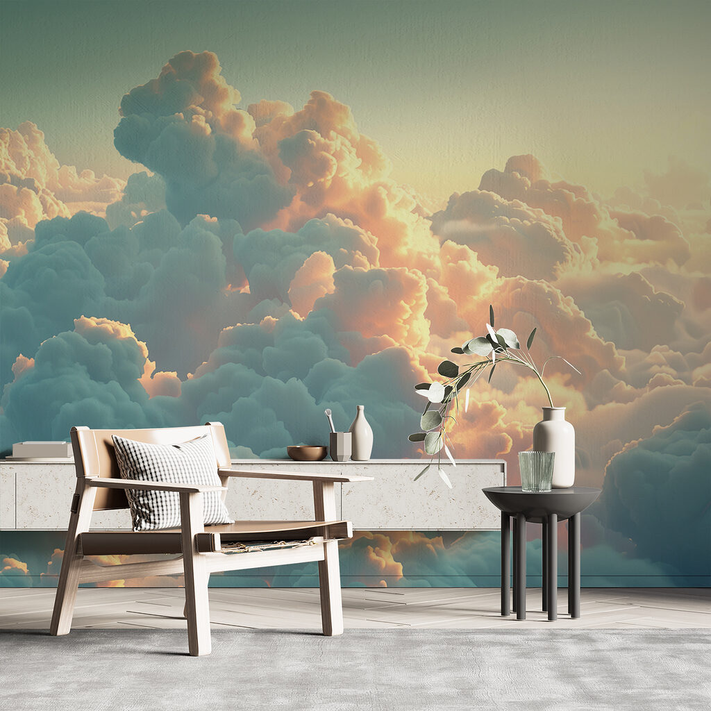 Nuvole turchesi al tramonto — ambiente 3