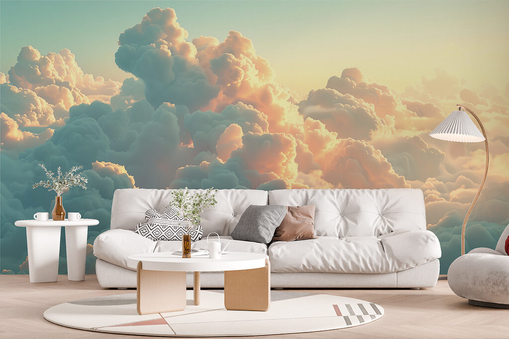 Nuvole turchesi al tramonto — ambiente 6