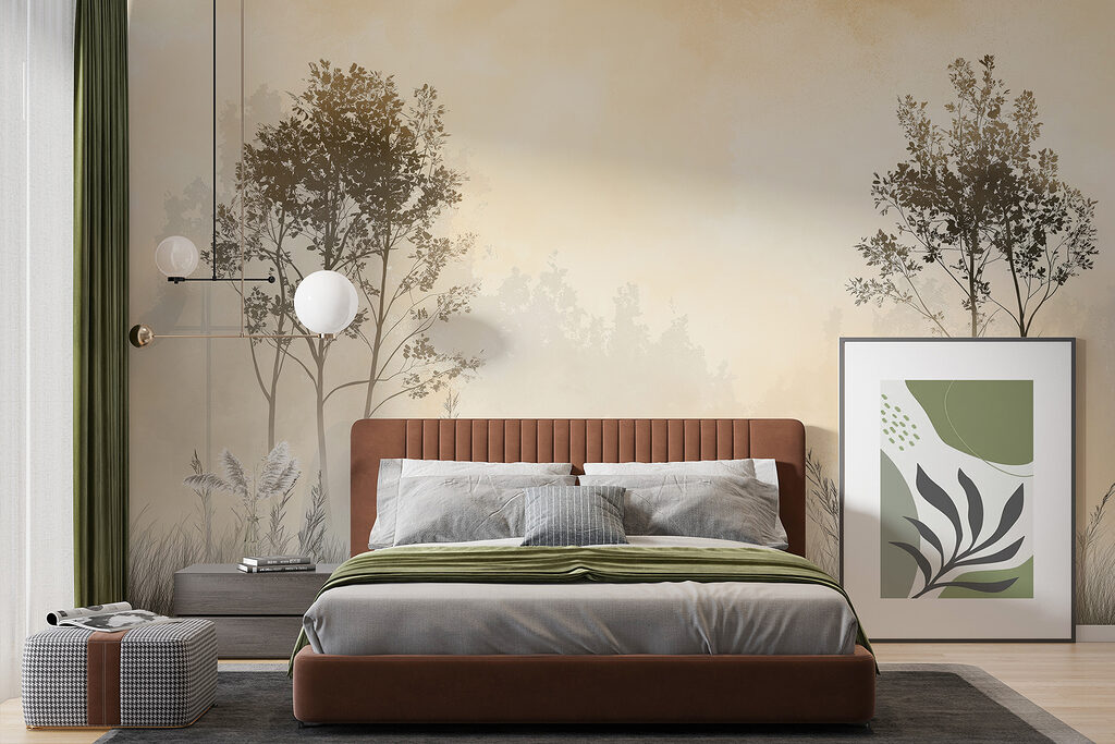 Due alberi sull’erba — ambiente 1