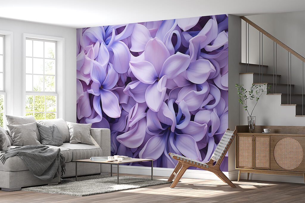 Fiori arricciati lilla — ambiente 1