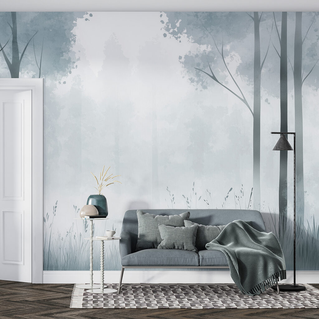 Tronchi alti e nebbia — ambiente 2