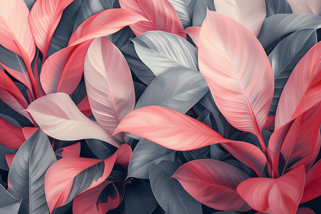 Foglie a strati colorati — design completo