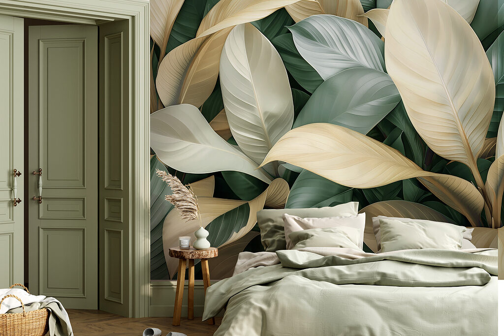 Foglie a strati colorati — ambiente 3