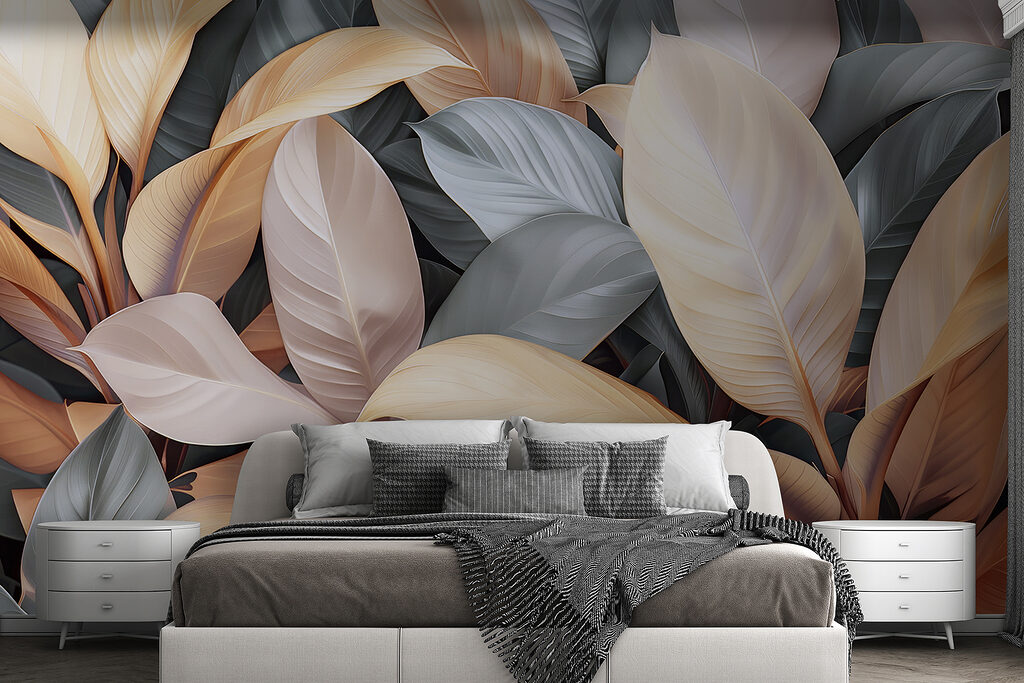 Foglie a strati colorati — ambiente 3