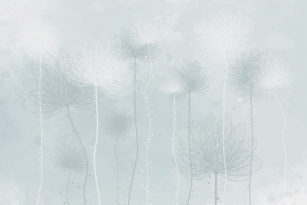 Steli di fiori leggeri — design completo