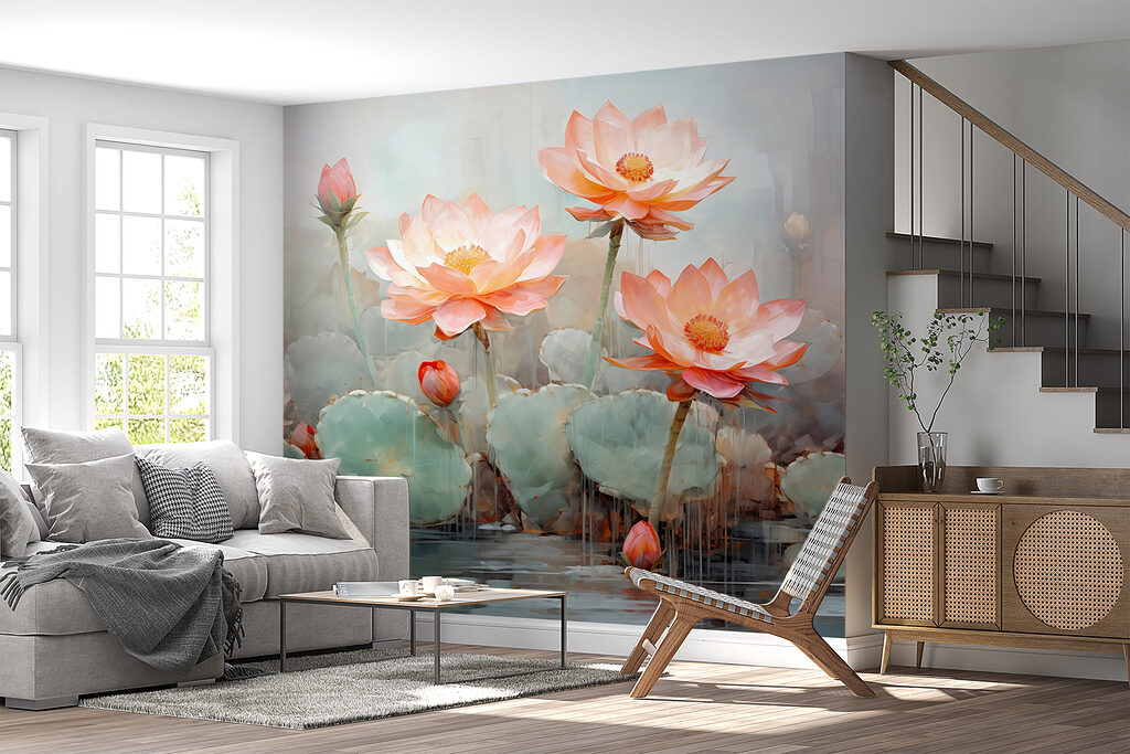 Loti sull’acqua lucente — ambiente 1