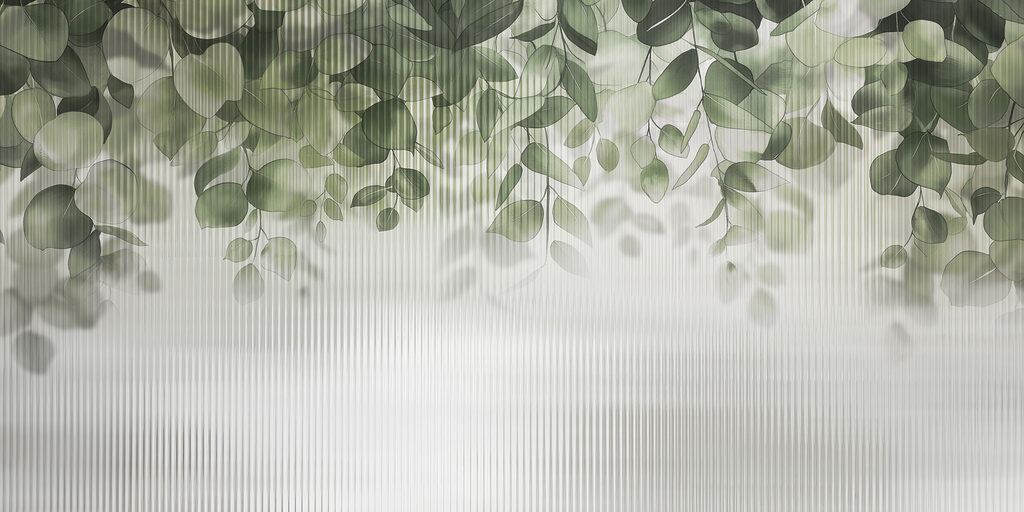Foglie tonde che ricadono — design completo