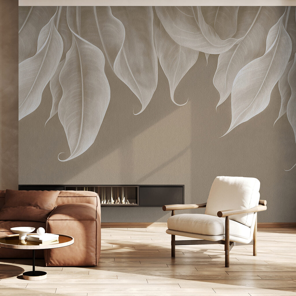 Foglie chiare che ricadono — ambiente 2