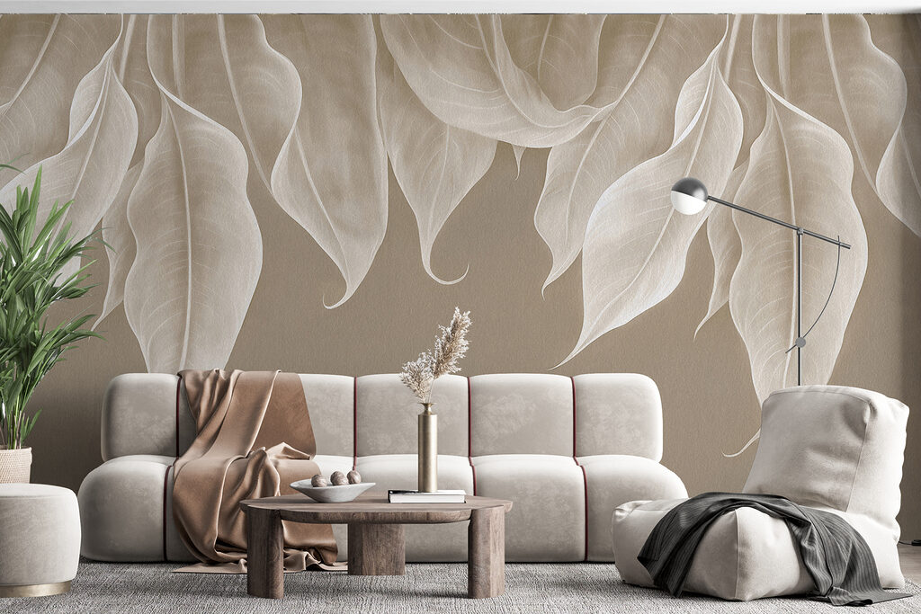 Foglie chiare che ricadono — ambiente 4