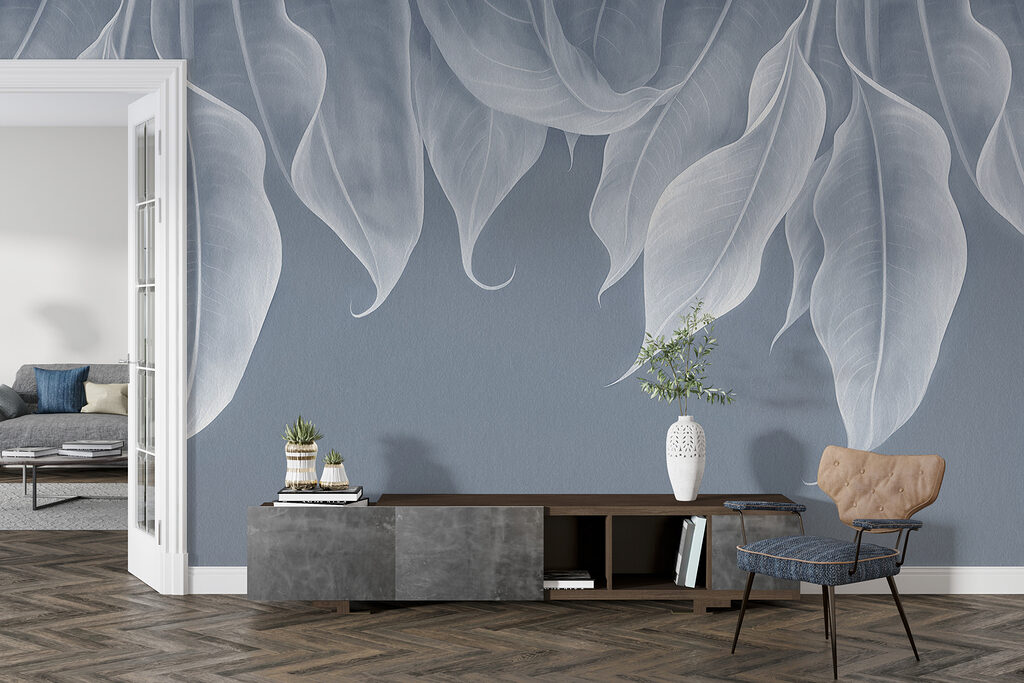 Foglie chiare che ricadono — ambiente 4