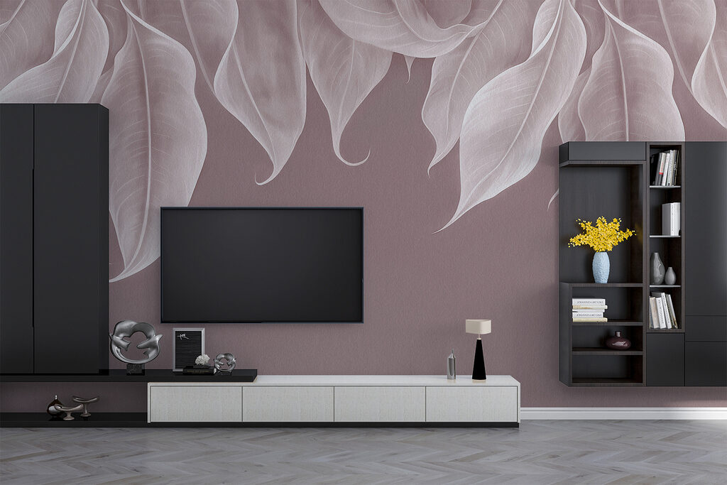 Foglie chiare che ricadono — ambiente 3