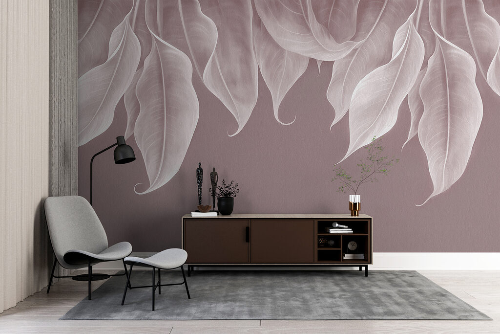 Foglie chiare che ricadono — ambiente 4