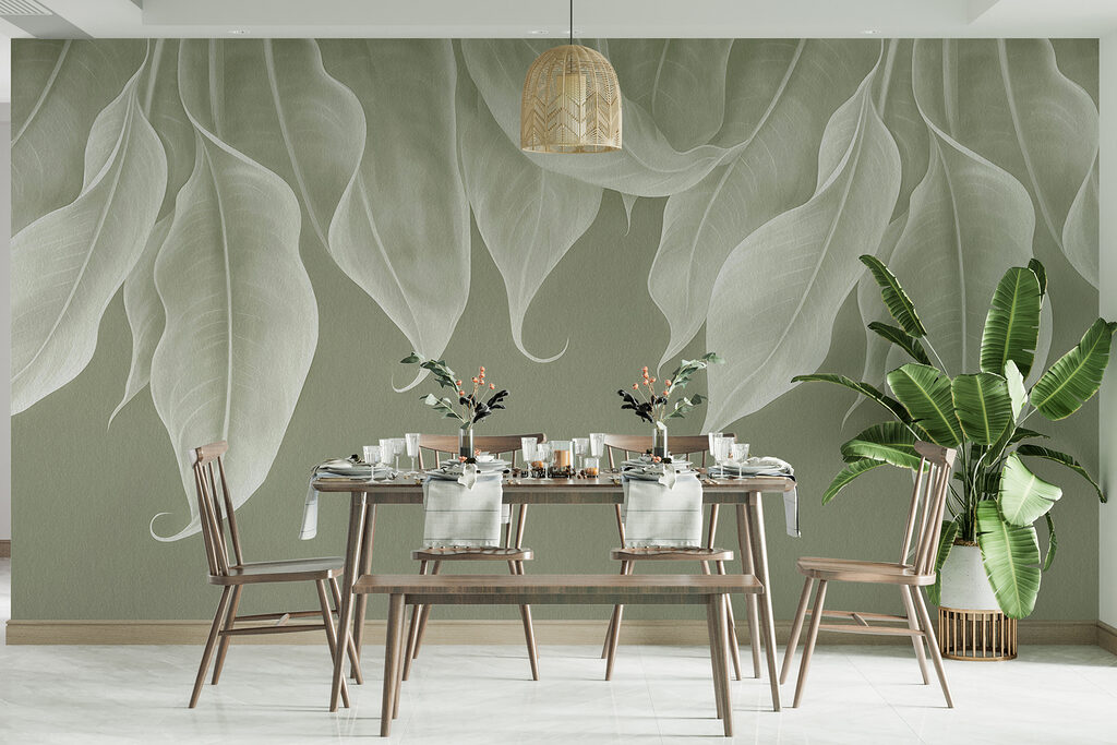 Foglie chiare che ricadono — ambiente 3
