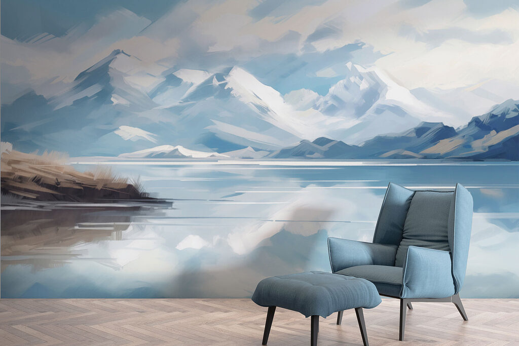 Montagne azzurre riflesse — ambiente 3