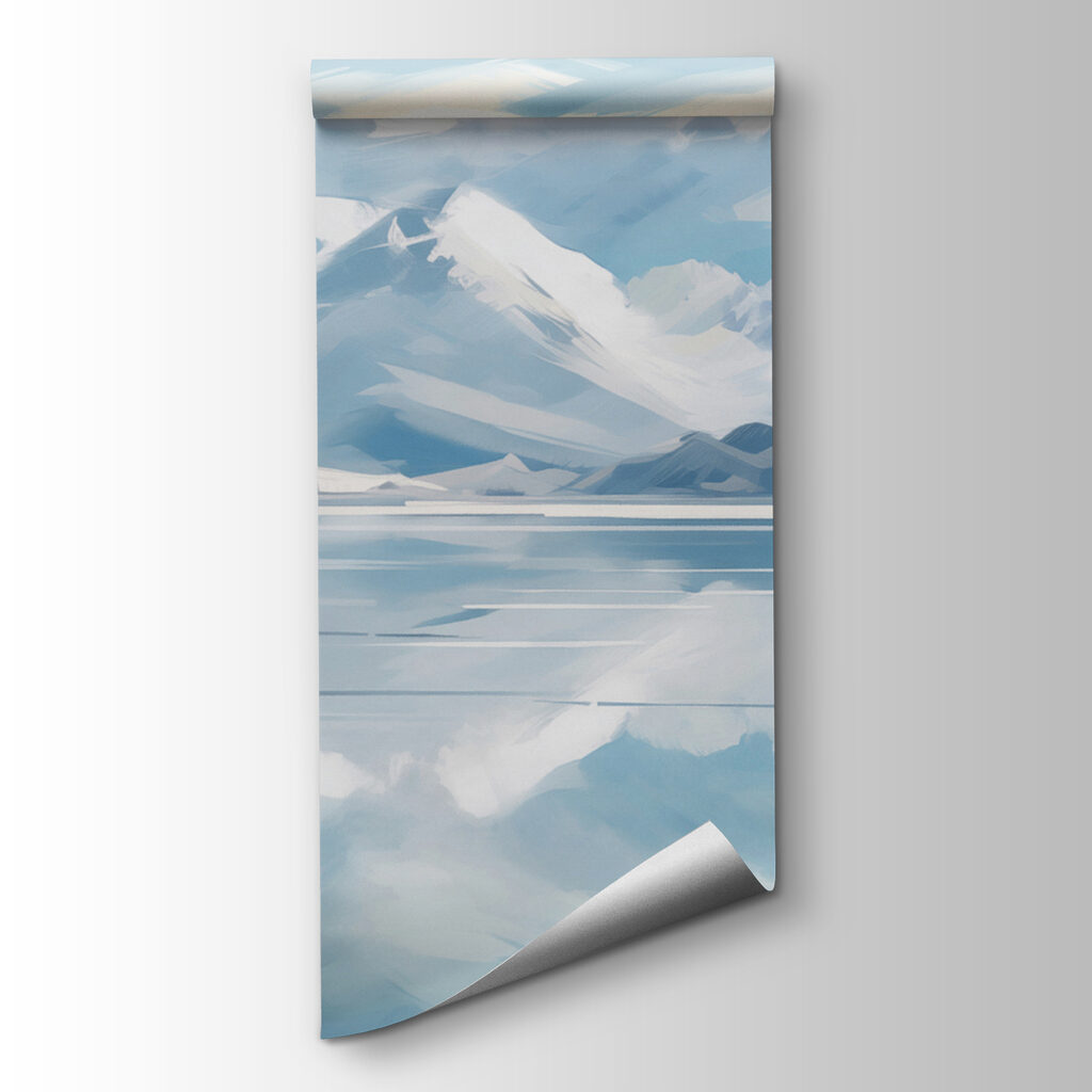 Montagne azzurre riflesse — vista del prodotto