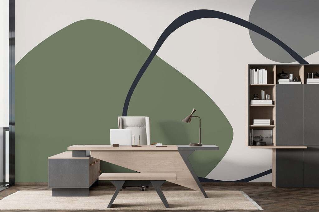 Linea scura su colore — ambiente 3
