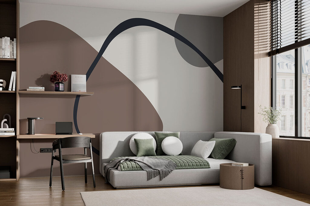 Linea scura su colore — ambiente 1