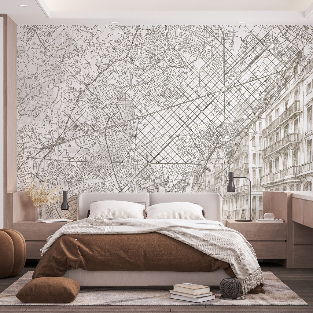 Mappa urbana e facciate — ambiente 1