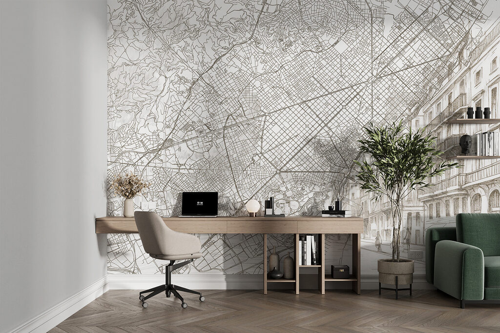 Mappa urbana e facciate — ambiente 4